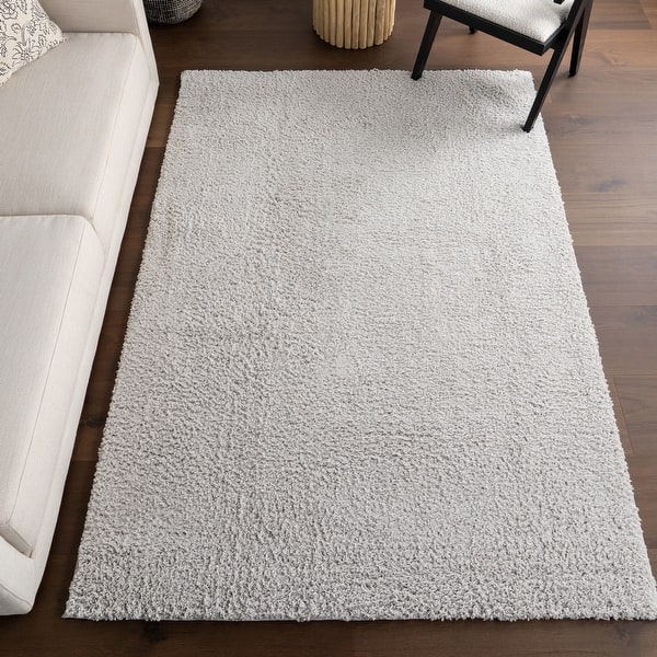 slide 2 of 11, Nuloom Kerra Transitional Solid Area Rug 10' x 14' - Light Silver - Rectangle