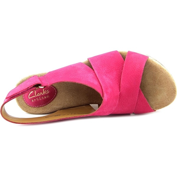 clarks pink sandals