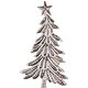 preview thumbnail 5 of 4, Embossed Swaying Tree Metal Christmas Decoration - 12"