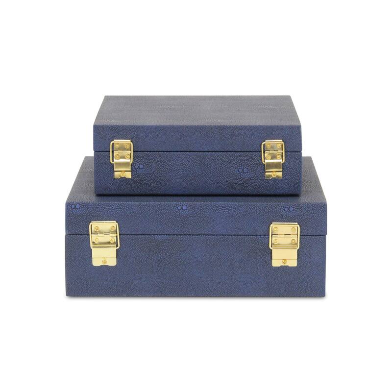 Lusan Black Vinyl Decorative Box Set