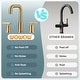 preview thumbnail 25 of 42, WOWOW 8-inch Dual Handle Widespread Bathroom Faucet