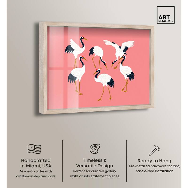 Crane Chorus Shadowbox by Art Remedy