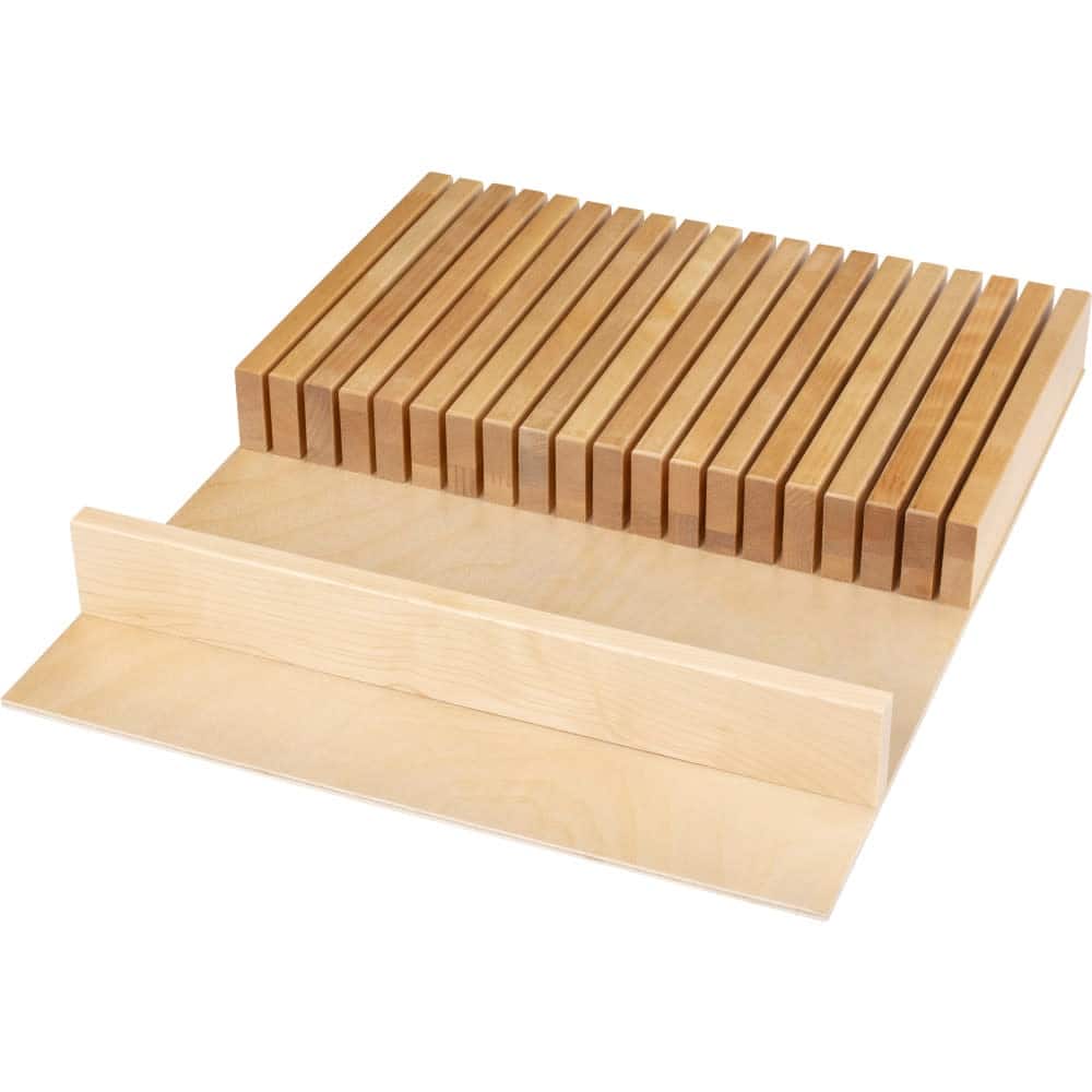 Hardware Resources KO Series 18 Inch Knife Block Drawer Insert