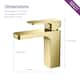 Solid Brass Lead-free Single-handle High Arc Bathroom Faucet