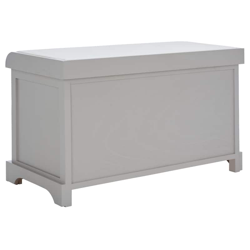 SAFAVIEH Euphemia Brown Woven Storage Basket Bench - 33.5" x 16.1" x 19.9" - 34Wx16Dx20H