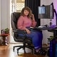 preview thumbnail 25 of 33, Bossin Big and Tall Executive Office Chair,500LBS Adjustable Lumbar Support Ergonomic Chair with High Back PU Leather Computer