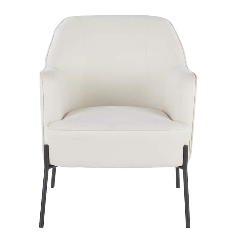 Carson Carrington Valsta Accent Chair - Cream Fabric