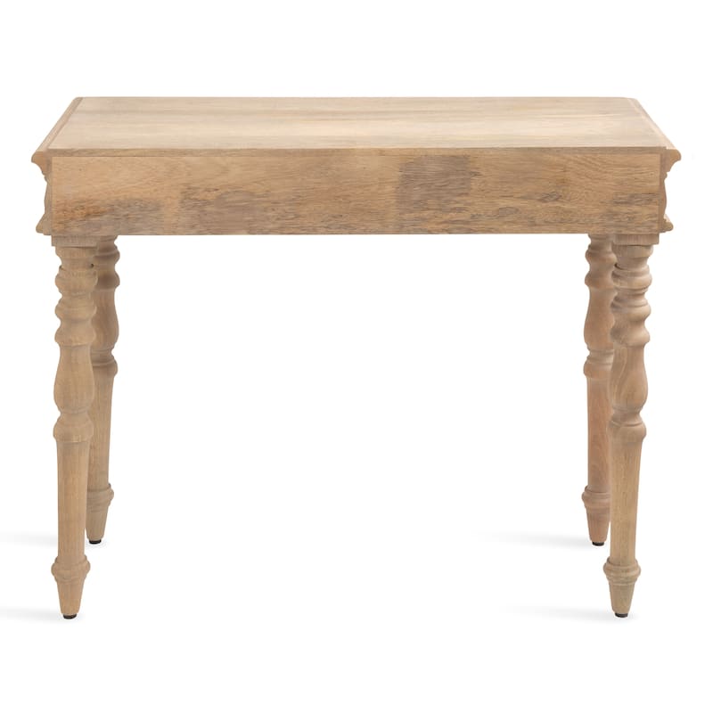 Kate and Laurel Patresa Carved Wood Console Table - 36x14x30
