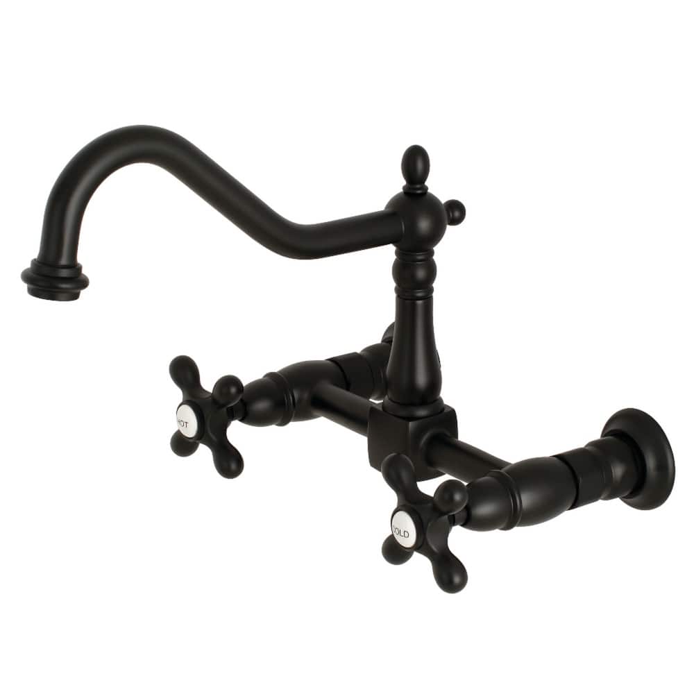 Heritage Two-Handle Wall Mount Kitchen Faucet