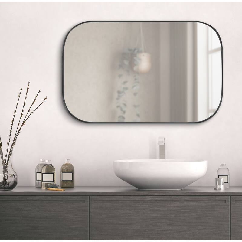Kate and Laurel Rollo Decorative Framed Wall Mirror
