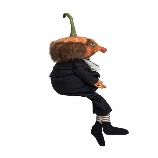 Gersham Pumpkin Head Joe Spencer Gathered Traditions Art Doll - N