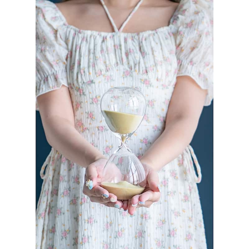 8" Ferdinand 30-Minute Hourglass, Bisque Sand