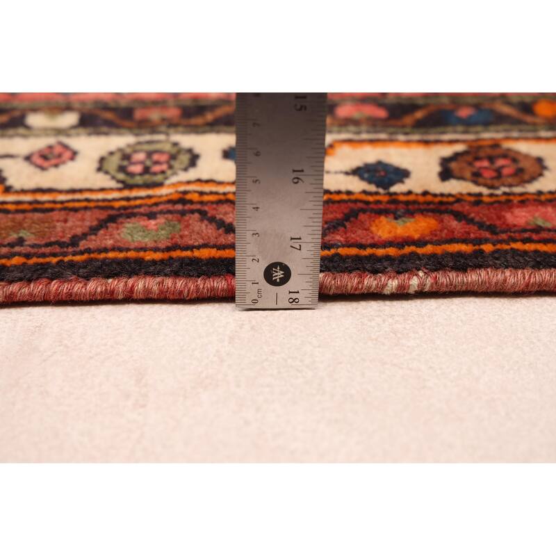 ECARPETGALLERY Hand-knotted Anadol Red Wool Rug - 3'10 x 10'7