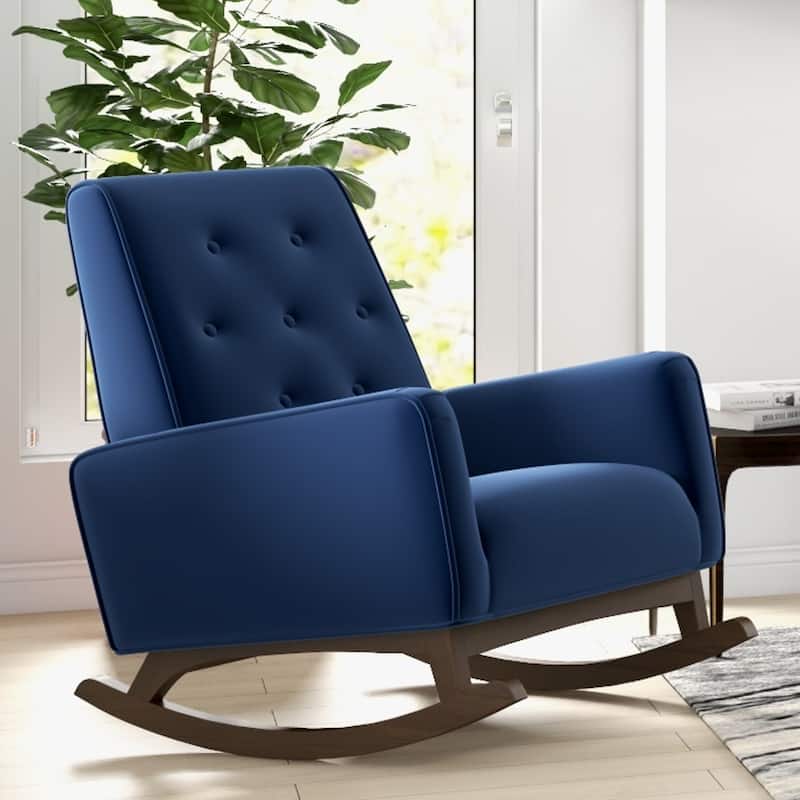 Westham Modern Indoor Nursery Rocking Armchair for Bedroom and Livingroom