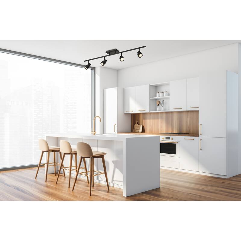 Access Lighting Lincoln - 1 Light LED Track Spot - Brushed Steel - 22 W