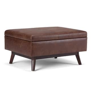 Wyndenhall Ethan Mid-century Modern Rectangular Table Ottoman
