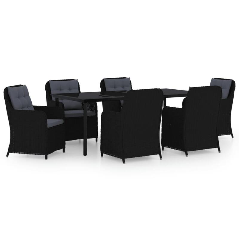 vidaXL Patio Dining Set Outdoor Dining Set Table and Chair Set for Garden