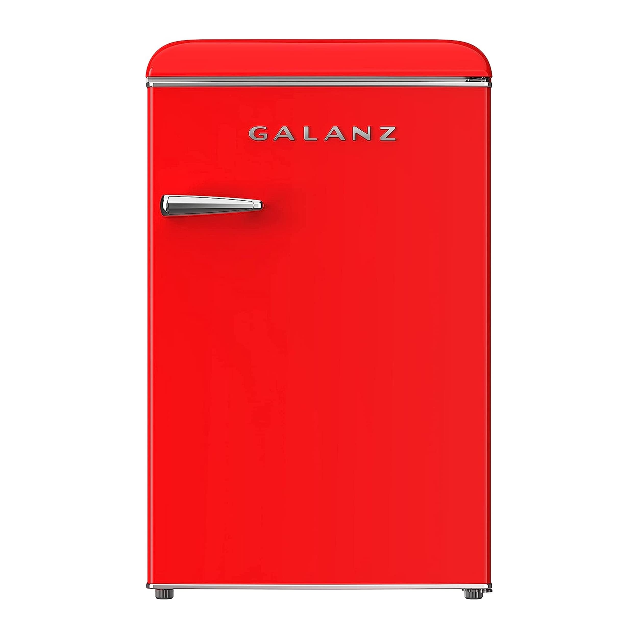 Galanz 3.1 CuFt Electric Mini Compact Upright Freezer in Hot Rod