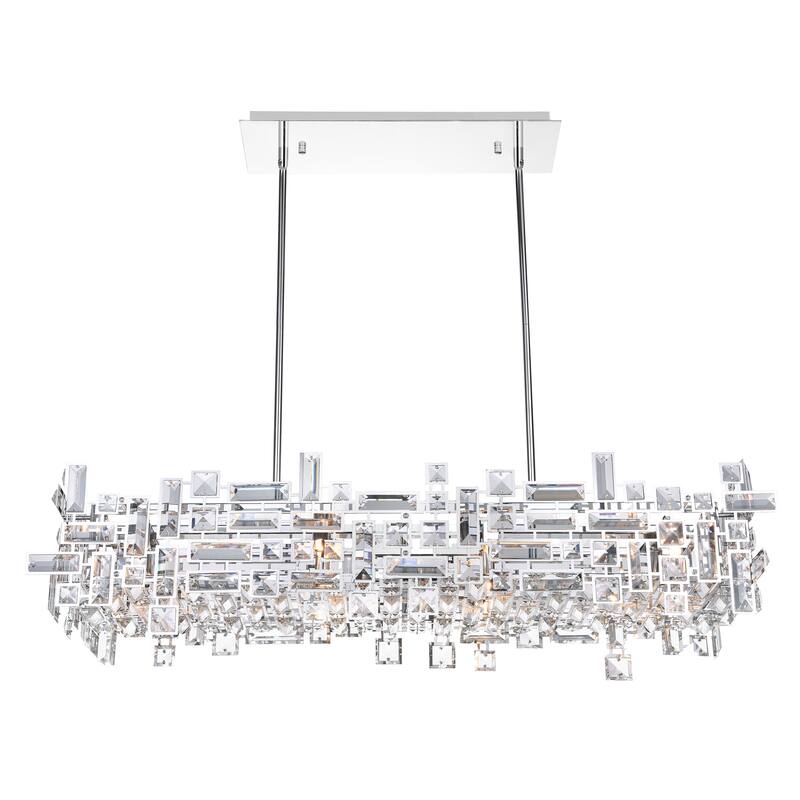Arley 12 Light Chrome Island Chandelier