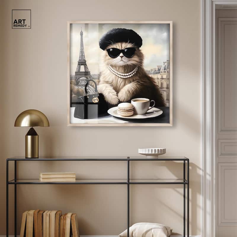 Cat in Paris Treats Shadowbox by Art Remedy