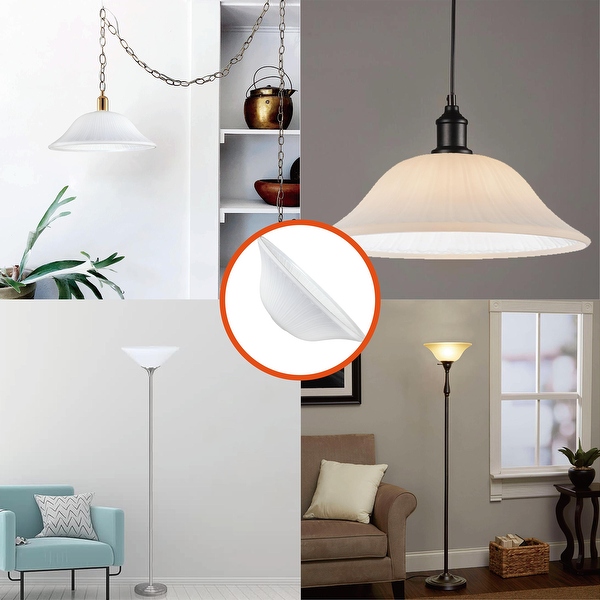 Torchiere glass shade shop replacement