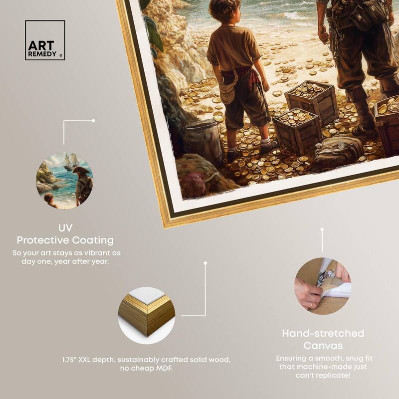 Treasure Island Classic Canvas by Art Remedy