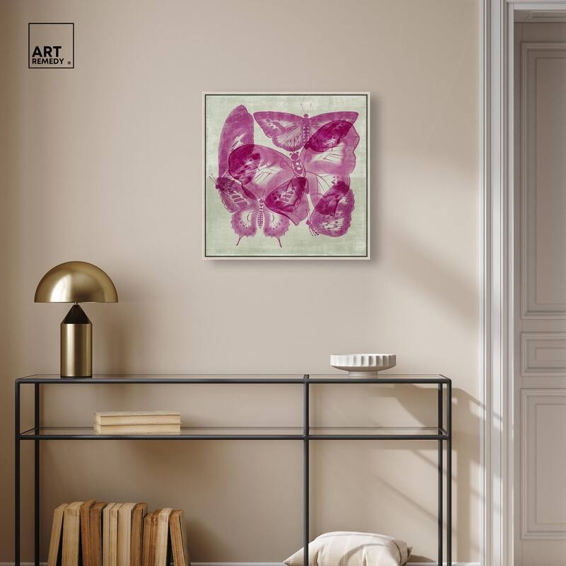 Fluttering Wings Canvas by Art Remedy