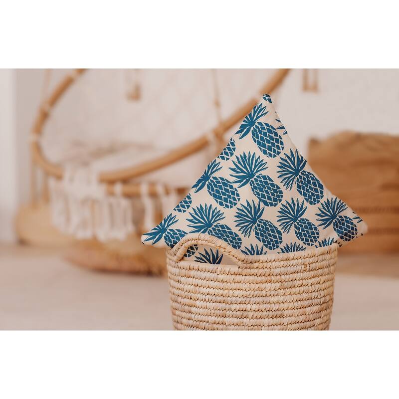 Pineapple Stripes Decorative Throw Pillow
