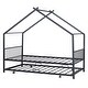 preview thumbnail 16 of 81, Metal house bed with trundle