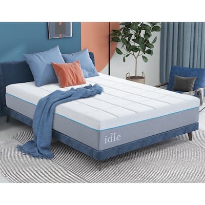 14 inch Gel Memory Foam Mattress, Cooling Medium Feel Bed Mattress in a Box, CertiPUR-US