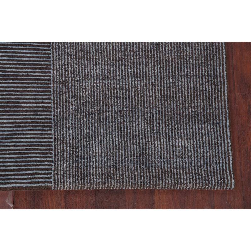 Vegetable Dye Contemporary Nepalese Oriental Area Rug Wool Handmade - 5'3" x 7'11"