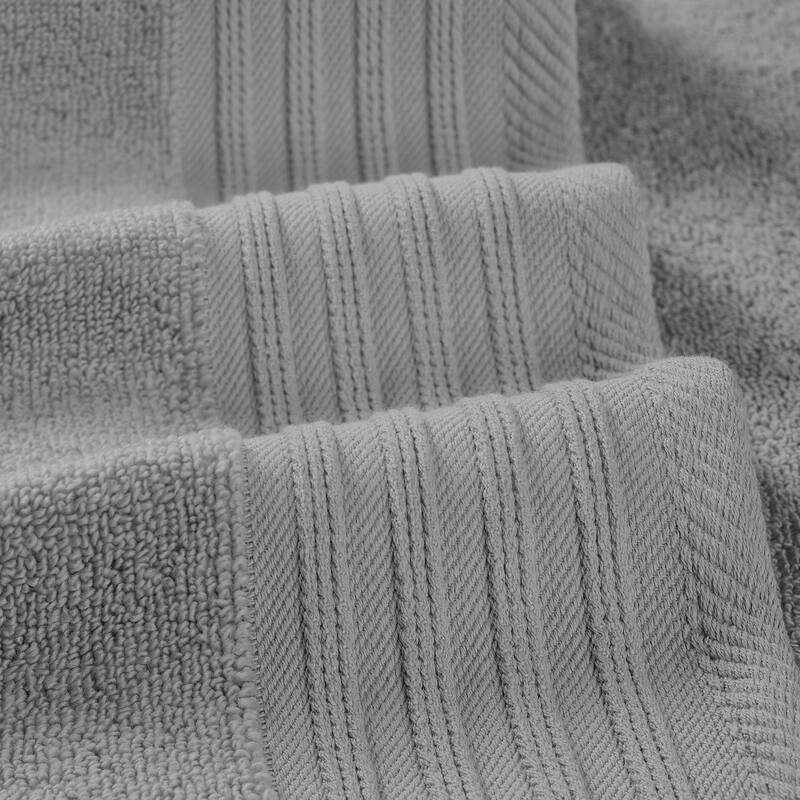 Modern Threads 6-Piece Yarn Dyed Diamond Gate Jacquard Towel Set