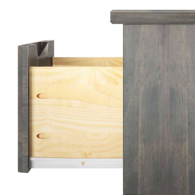 Max and Lily Farmhouse Nightstand with 1 Drawer