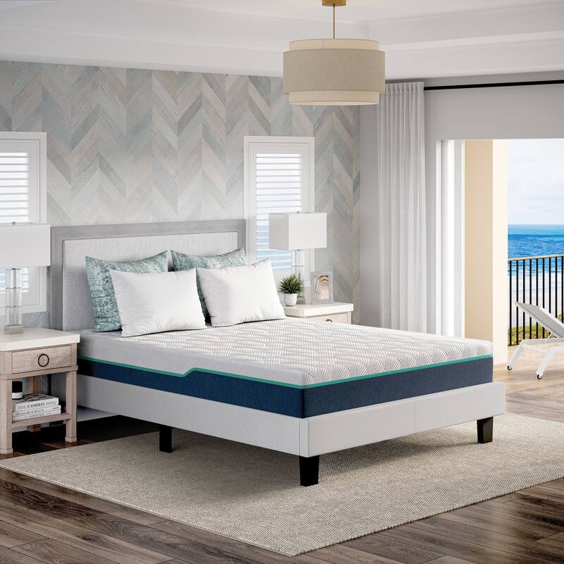 Nautica Home Invigorate 10" Medium-Plush Cooling Gel Memory Foam Mattress - Full