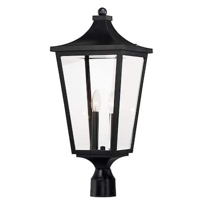 Maxim 40230CL Sutton Place Vivex 2 Light 24" Tall Post Light