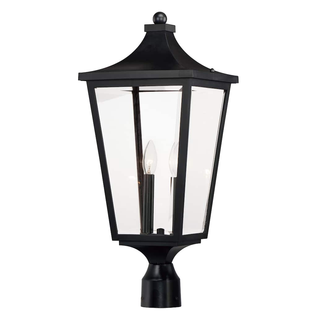 Maxim 40230CL Sutton Place Vivex 2 Light 24" Tall Post Light