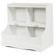 preview thumbnail 6 of 5, Kids Bookcase Toy Storage Children's Organizer Cabinet Shelf White