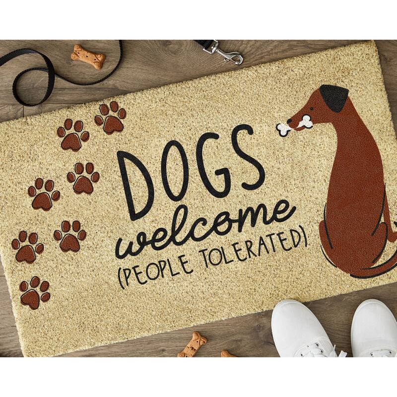 Home Dog Doormat 17x29