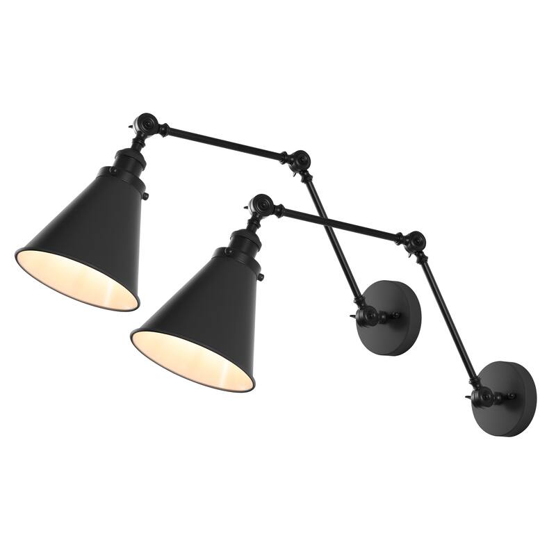 Rover 7" Adjustable Arm Metal LED Wall Sconce by JONATHAN Y