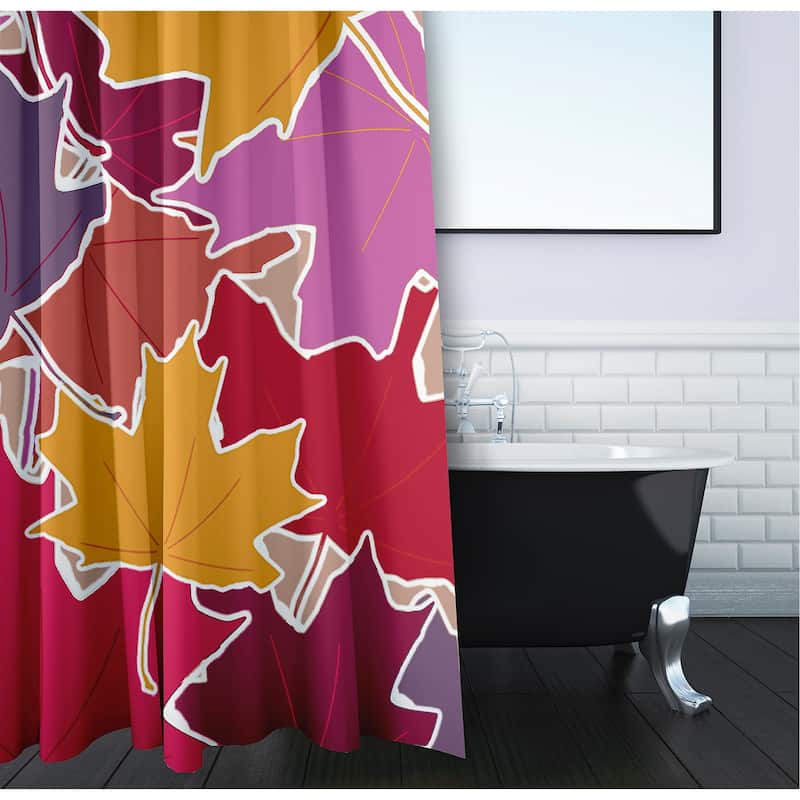 Leaf Pile Shower Curtain