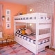 preview thumbnail 7 of 30, Farmhouse Twin over Twin Bunk Bed with Storage Drawers