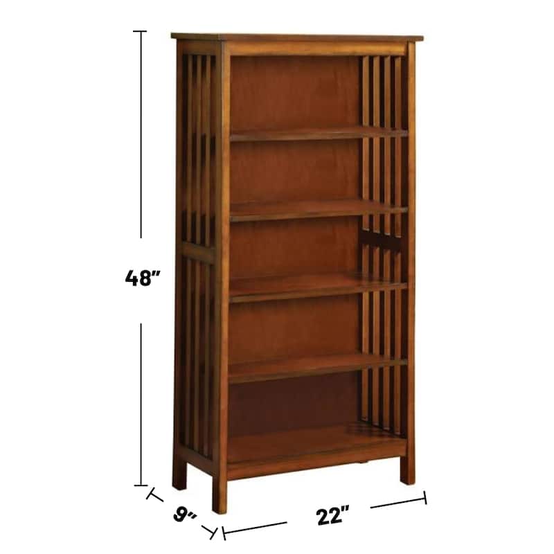 5 Tier Shelf in Antique Oak