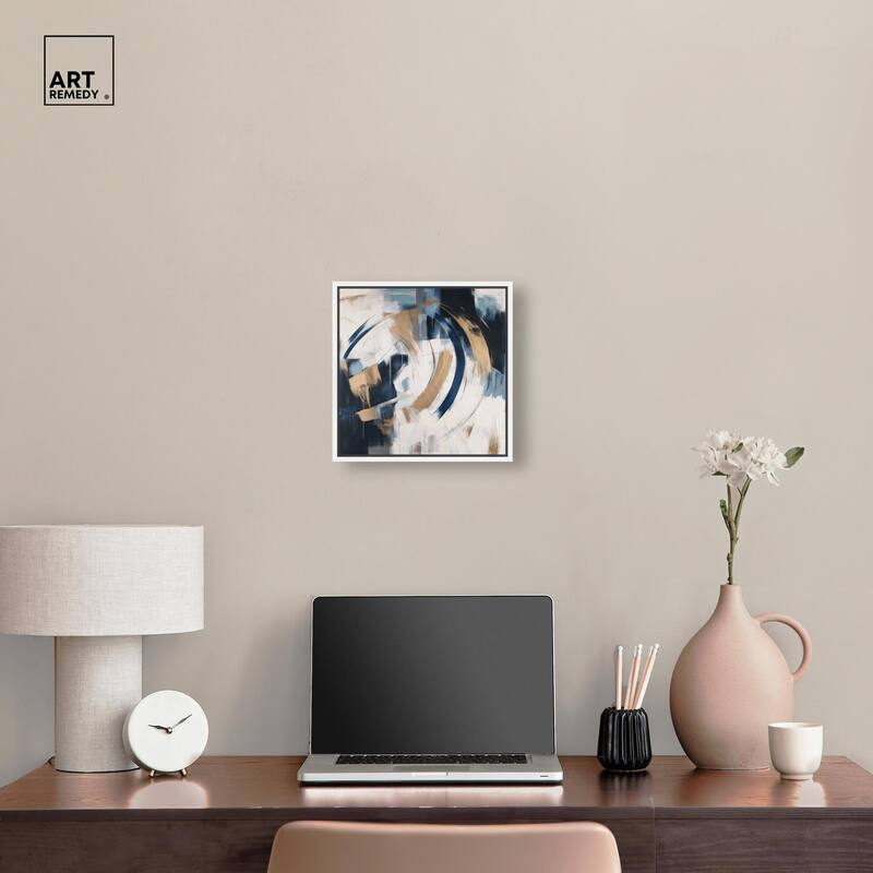 Golden Vortex I Canvas by Art Remedy