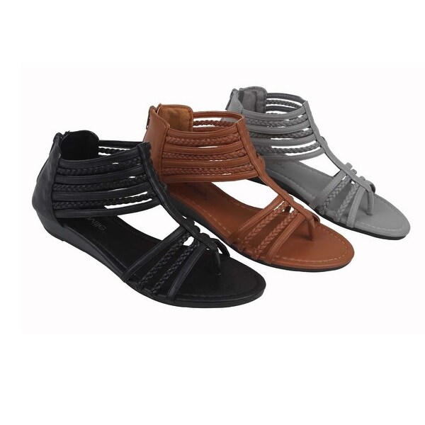 Treat For Feet Open Toe Gladiator Sandals. Opens flyout.