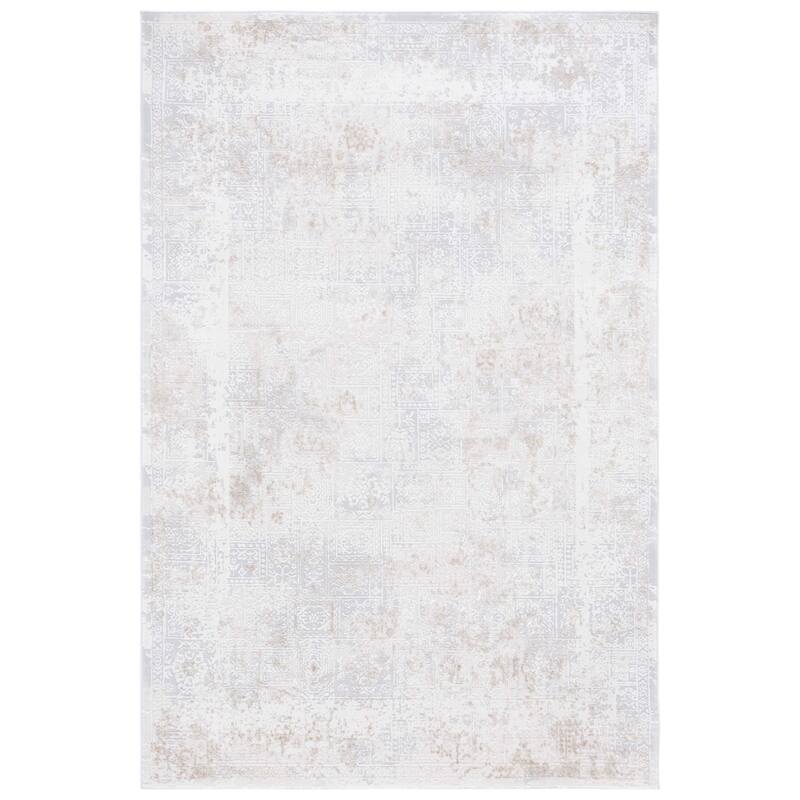SAFAVIEH Hanna Loriann Contemporary Rug - 4' x 6' - Ivory Grey/Beige