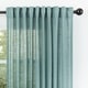 preview thumbnail 3 of 29, Chanasya Textured Kitchen Bedroom Semi-Sheer Window Curtain Panel Pair (Set of 2)