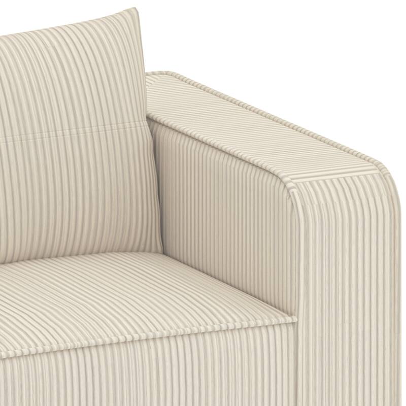 Moasis Multi-seat(3/4/5 seats) Corduroy Sectional Sofa Modular Couch Sofa Upholstered Convertible Modular Sofa