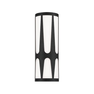 Royston 2 Light Black Wall Mount - 6.75'' W x 17.75'' H x 3.375'' D
