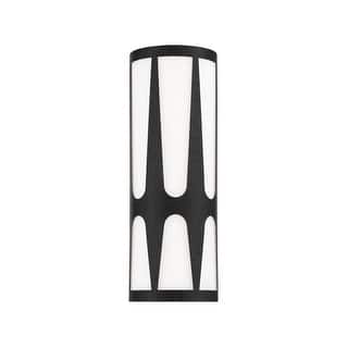 Royston 2 Light Black Wall Mount - 6.75'' W x 17.75'' H x 3.375'' D
