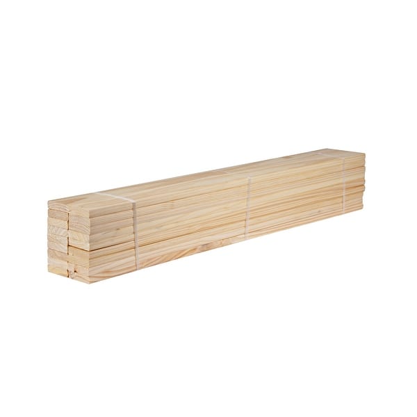 slide 4 of 4, Palace Imports 100% Solid Wood Twin Slats, Pack of 18 Natural - Twin